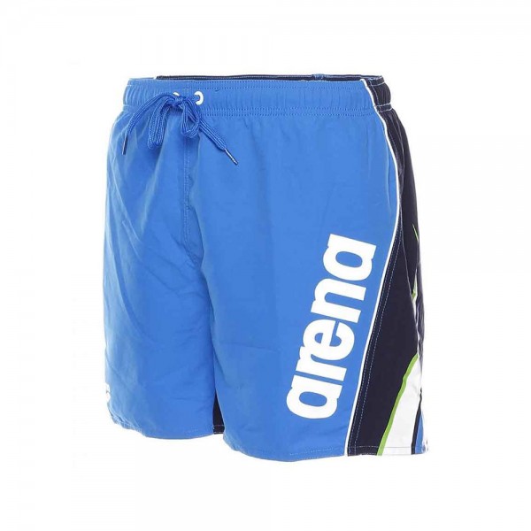 Arena Fundamentals Logo Shorts-Blue