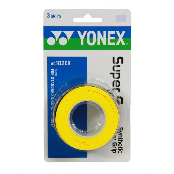 Yonex Super Grap Overgrip-Yellow (3 Wraps) Yonex Super Grap Overgrip-Yellow (3 Wraps)