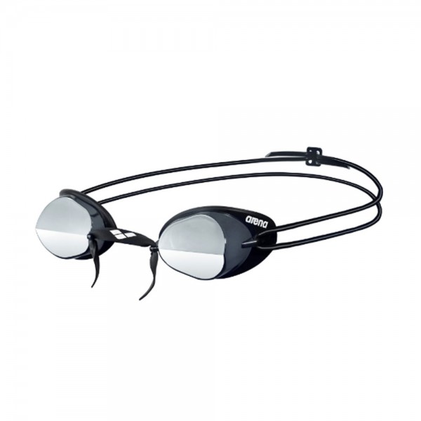 Arena Swedix Mirror Swimming Goggles-Smoke, Silver, Black