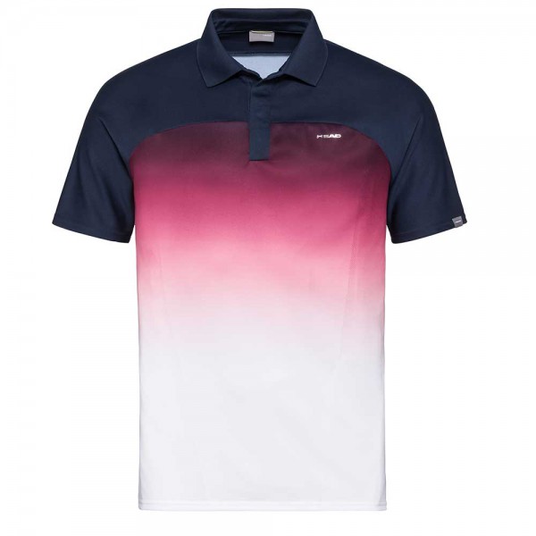 Head Performance Polo-Dark Blue/Hibiscus