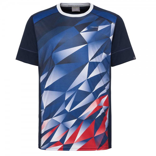 Head Medley T-Shirt-Royal & Red Head Medley T-Shirt-Royal & Red