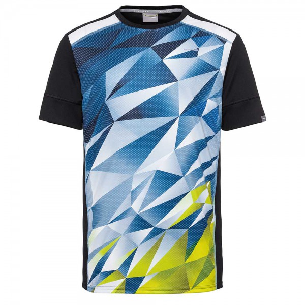 Head Medley T-Shirt-Blue & Yellow