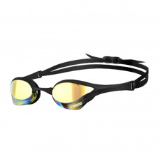 Arena Cobra Ultra Mirror Swimming Goggles-Yellow, Copper, Black, Black