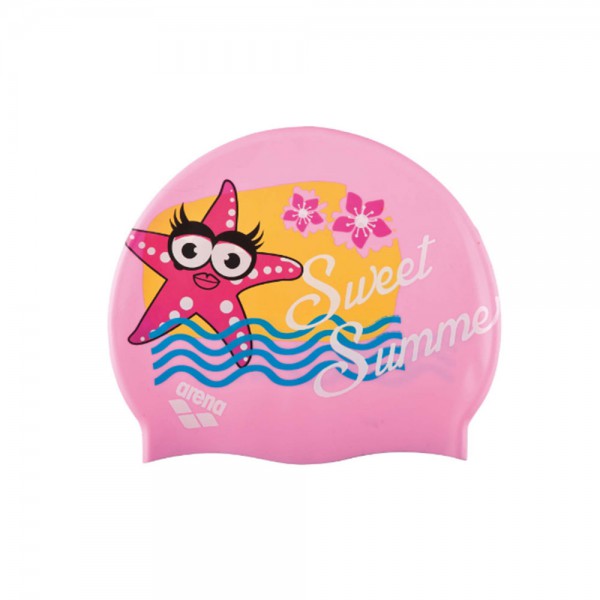 Arena AWT Multi Junior Swimming Cap-Pink
