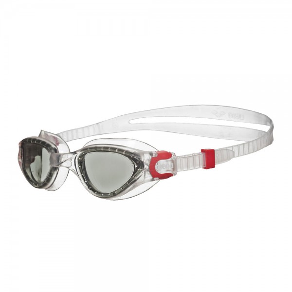 Arena Cruiser Soft Swimming Goggles-Clear, Smoke, Fluo Red