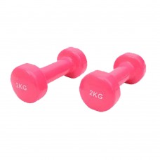 LiveUp Vinyl Dumbbells (2 x 2kgs)
