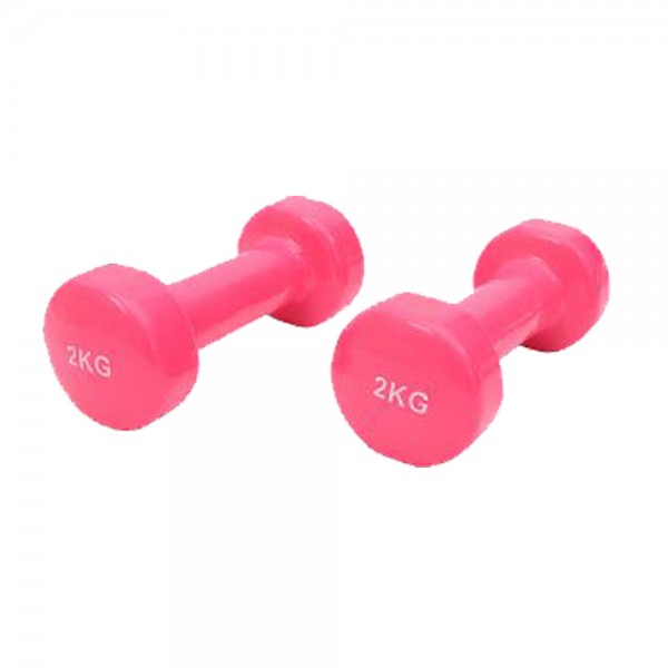 LiveUp Vinyl Dumbbells (2 x 2kgs)