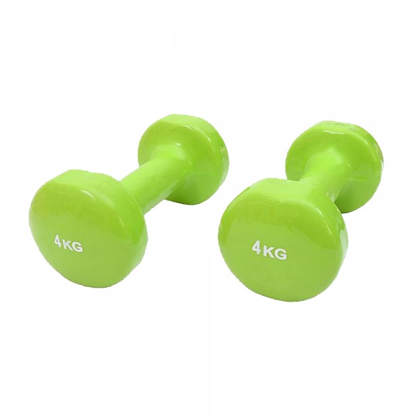 LiveUp Vinyl Dumbbells (2 x 4kgs)