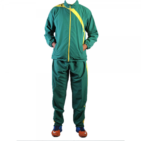 green and yellow tracksuit