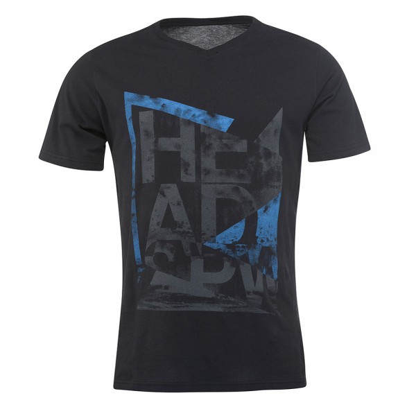 Head Alcott V-Shirt M - Black