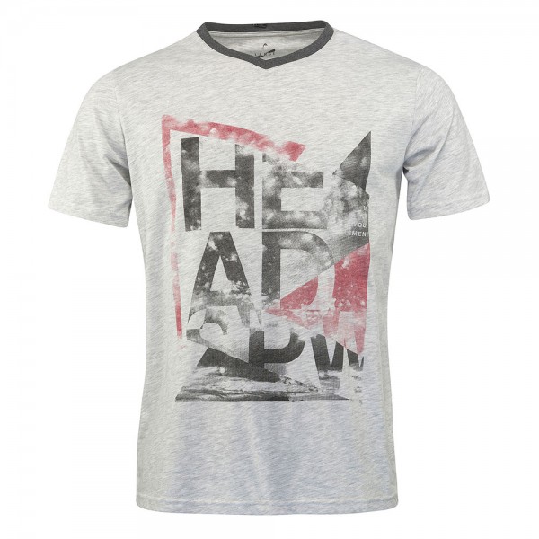 Head Alcott V-Shirt M - Grey Melange