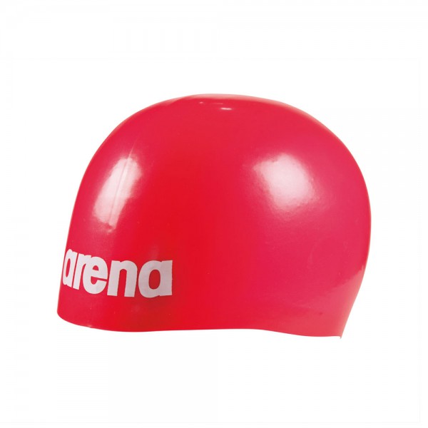Arena Moulded Pro-II Swimming Cap-Red