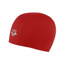 Arena Polyester JR Swimming Cap-Red