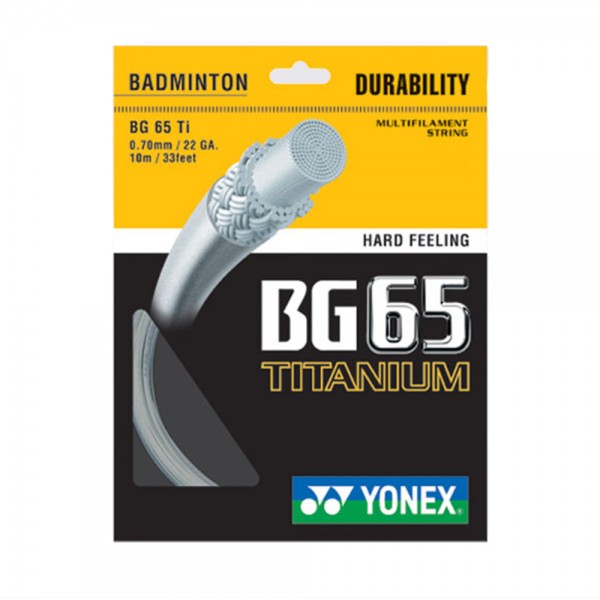 Yonex BG65 TI (Titanium) Badminton Racket String