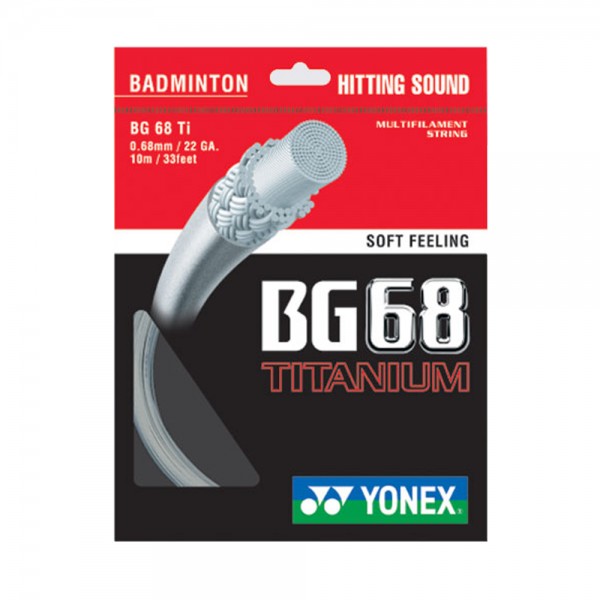 Yonex BG68 TI (Titanium) Badminton Racket String