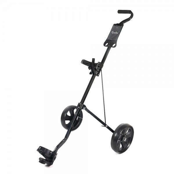 Tigerline Microlite Pull Golf Trolley-Black