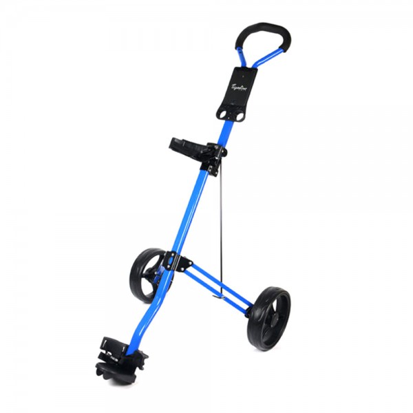 Tigerline Prolite Pull Golf Trolley - Blue Tigerline Prolite Pull Golf Trolley - Blue