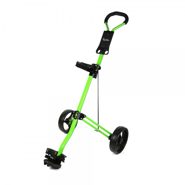 Tigerline Prolite Pull Golf Trolley - Green
