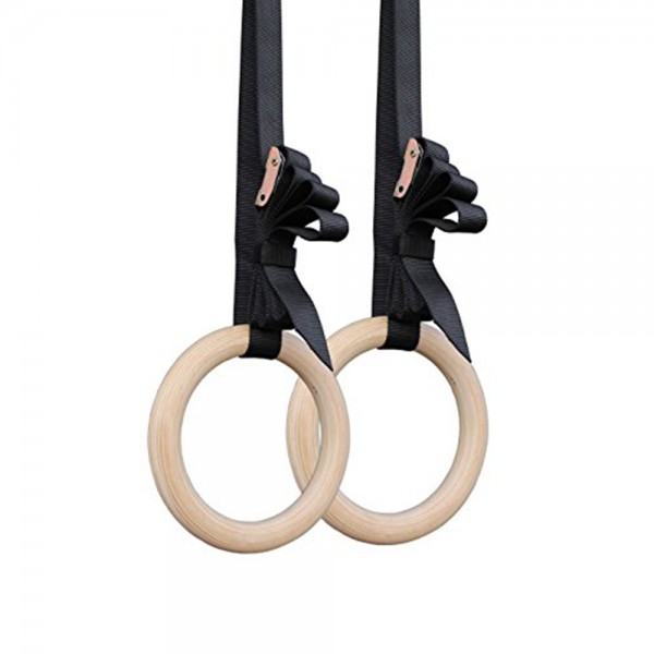 LivePro Wooden Gymnastic Rings