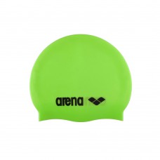 Arena Classic Silicone Swimming Cap-Acid Lime & Black