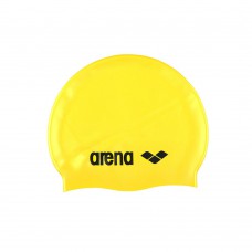 Arena Classic Silicone Swimming Cap-Yellow & Black