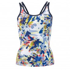 Head Vision Graphic Strap Tank W - Royal & Yellow