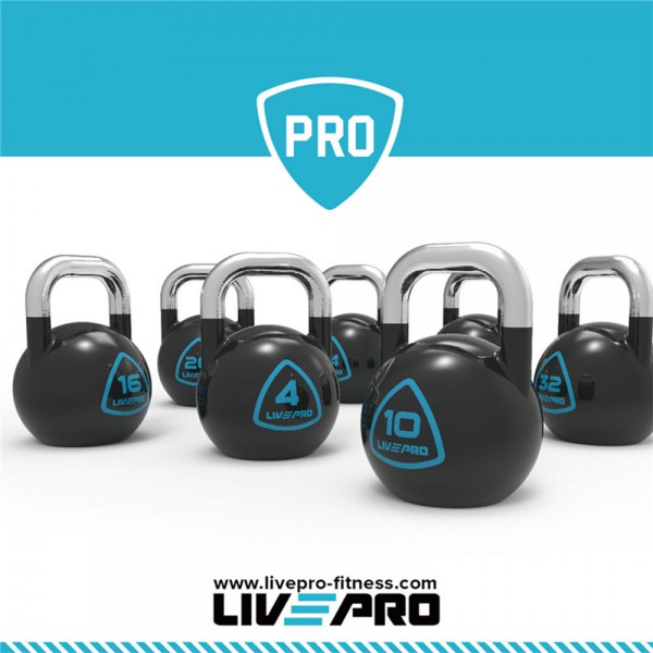 LivePro Steel Competition Kettlebells - 12 Kgs