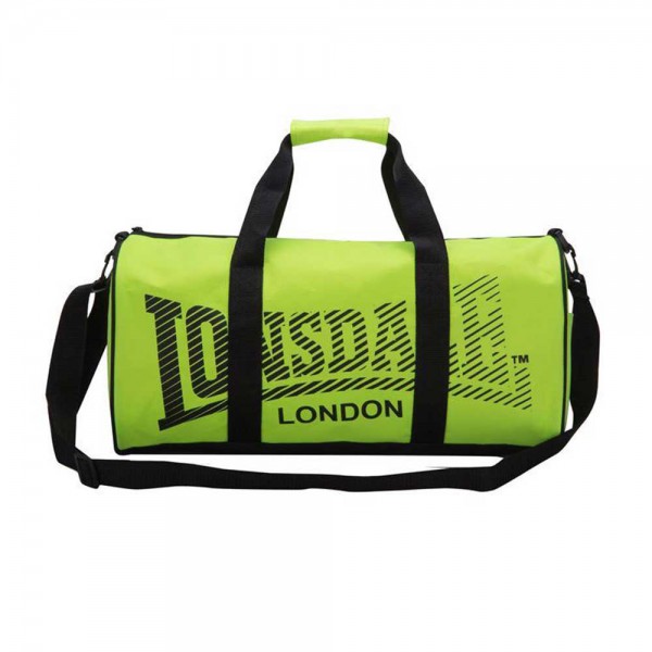 Lonsdale Barrel Sports Bag - Yellow-Black