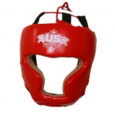 US Men's Boxing Fight Head Guard-Red