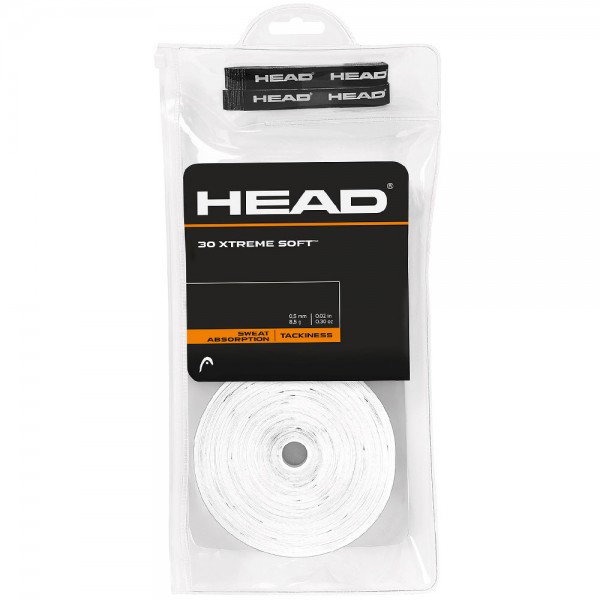 Head XtremeSoft Overgrip-White (30 Pack)