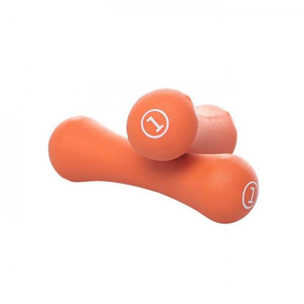 LiveUp Bone Neoprene Dumbbells (2 x 1kg)