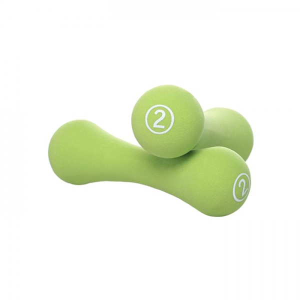 LiveUp Bone Neoprene Dumbbells (2 x 2kgs)