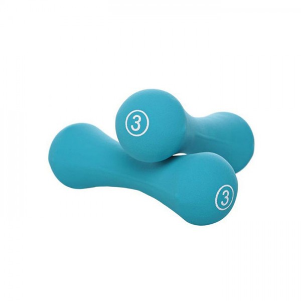 LiveUp Bone Neoprene Dumbbells (2 x 3kgs)