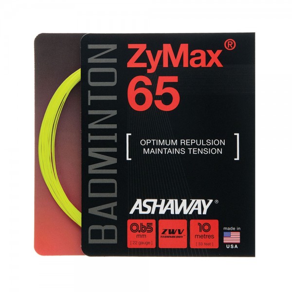 Ashaway ZyMax 65 Badminton Racket String - 10m