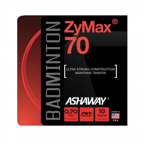 Ashaway ZyMax 70 Badminton Racket String - 10m