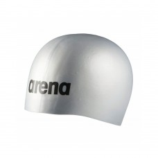 Arena Racing Moulded Pro Swimming Cap-Silver