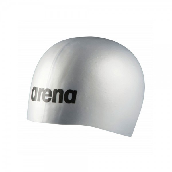 Arena Racing Moulded Pro Swimming Cap-Silver