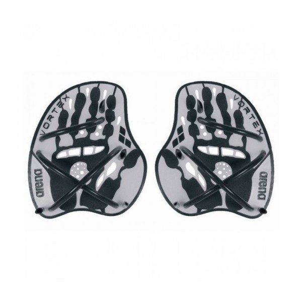 Arena Vortex Evolution Hand Paddles-Silver