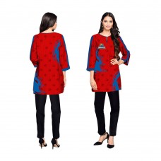Karachi Kings Kurti - Blue & Red