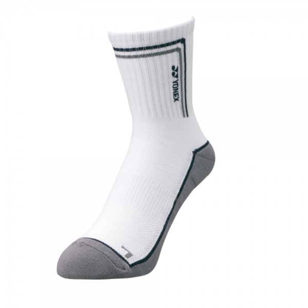 Yonex 19118EX Sports Crew Socks-1 Pack (Grey)