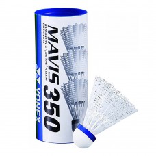 Yonex Mavis 350 White Shuttlecocks - Blue Cap (3 Piece Pack)