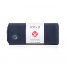 Manduka eQua Yoga Mat Towel - Midnight
