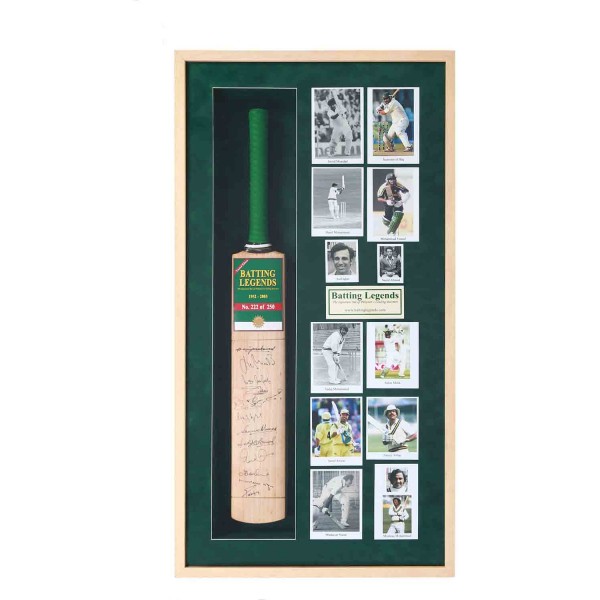 Batting Legends Cricket Memorabilia - Wall Hanging Frame Batting Legends Cricket Memorabilia - Wall Hanging Frame